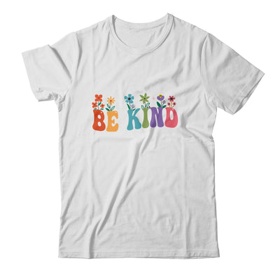 Retro Groovy Flower Be Kind Women Shirt & Tank Top | teecentury