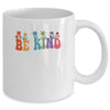 Retro Groovy Flower Be Kind Women Mug | teecentury