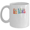 Retro Groovy Flower Be Kind Women Mug | teecentury