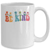 Retro Groovy Flower Be Kind Women Mug | teecentury