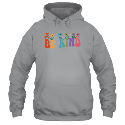 Retro Groovy Flower Be Kind Women Shirt & Tank Top | teecentury