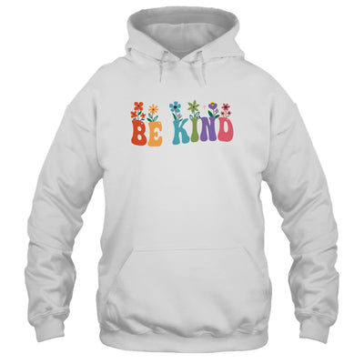 Retro Groovy Flower Be Kind Women Shirt & Tank Top | teecentury
