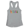 Retro Groovy Flower Teacher Women Shirt & Tank Top | teecentury