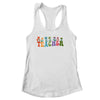 Retro Groovy Flower Teacher Women Shirt & Tank Top | teecentury