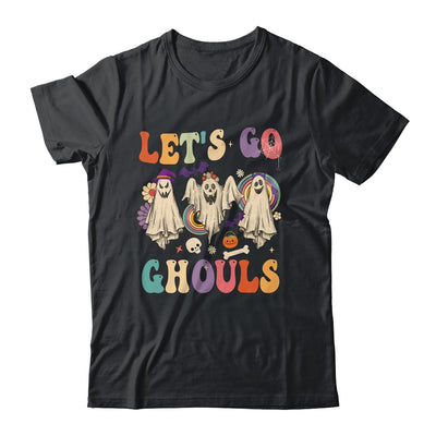 Retro Groovy Lets Go Ghouls Halloween Ghost Outfit Costumes Shirt & Hoodie | teecentury