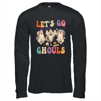 Retro Groovy Lets Go Ghouls Halloween Ghost Outfit Costumes Shirt & Hoodie | teecentury