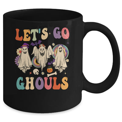 Retro Groovy Lets Go Ghouls Halloween Ghost Outfit Costumes Mug | teecentury