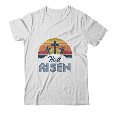 Retro He Is Risen Christian Jesus Christ Religious Easter T-Shirt & Hoodie | Teecentury.com