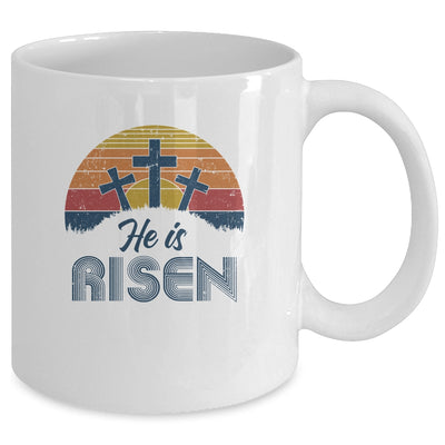 Retro He Is Risen Christian Jesus Christ Religious Easter Mug Coffee Mug | Teecentury.com