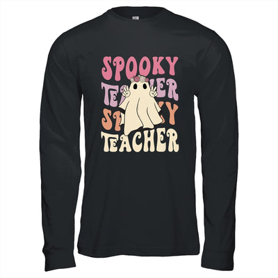 Retro Hippie Halloween Cute Ghost Spooky Season Funny Shirt & Hoodie | teecentury