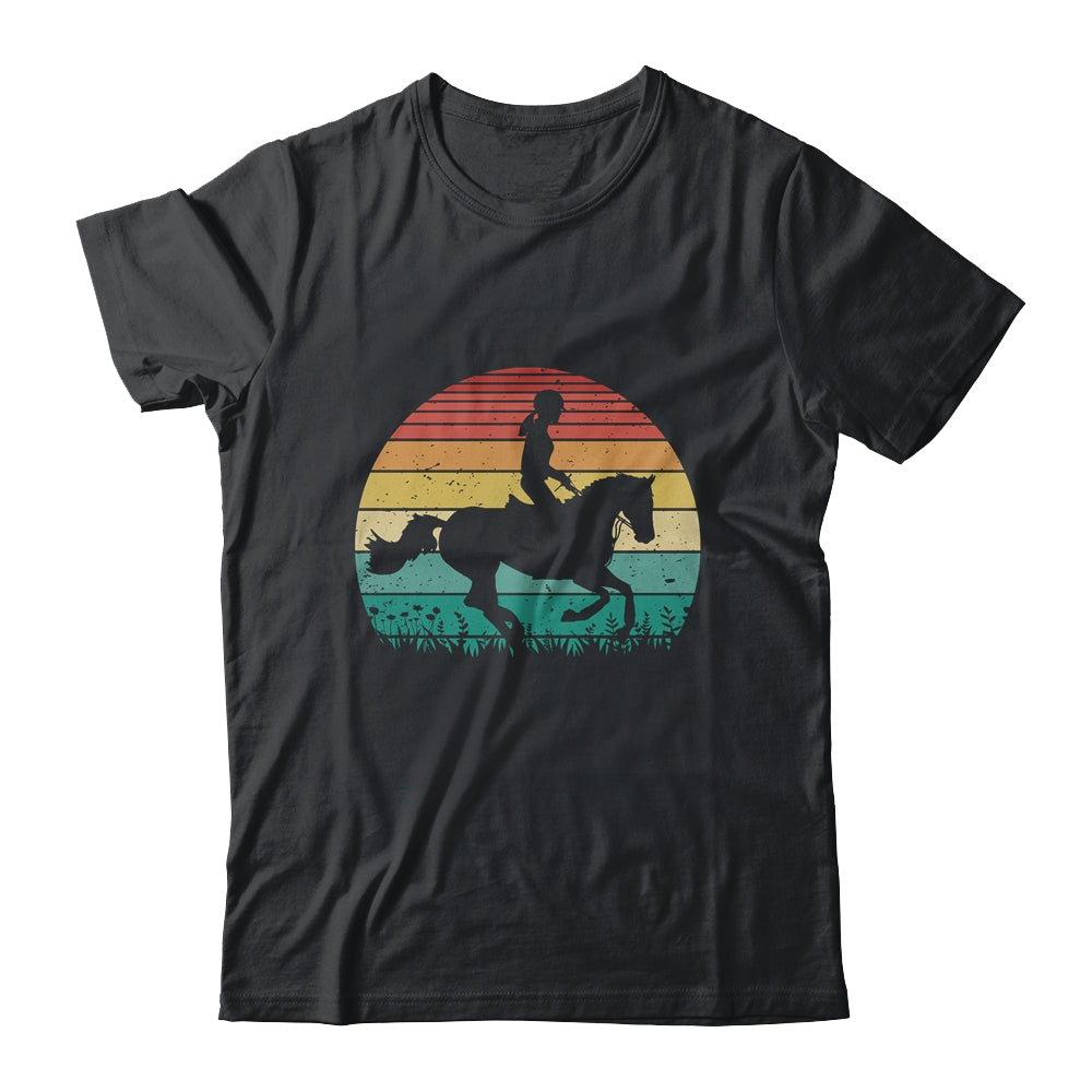 Retro Horse Lover Horseback Riding Cowgirl Western Shirt & Tank Top | teecentury