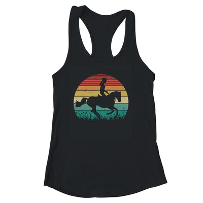 Retro Horse Lover Horseback Riding Cowgirl Western Shirt & Tank Top | teecentury