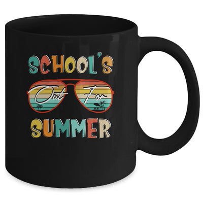 Retro Last Day Of School Schools Out For Summer Teacher Mug | teecentury