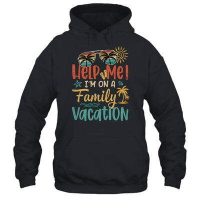 Retro Style Help Me Im On A Family Vacation Shirt & Tank Top | teecentury