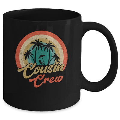 Retro Summer Family Vacation Vintage Rainbow Cousin Crew Mug | teecentury