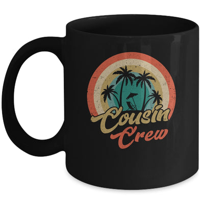 Retro Summer Family Vacation Vintage Rainbow Cousin Crew Mug | teecentury