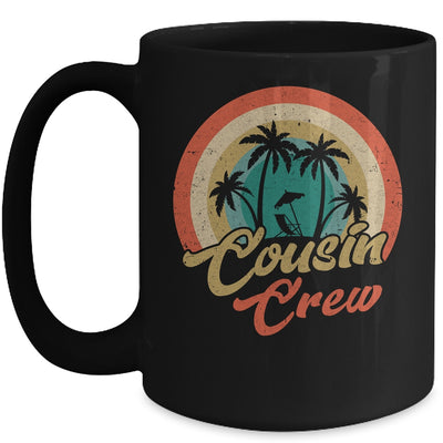 Retro Summer Family Vacation Vintage Rainbow Cousin Crew Mug | teecentury