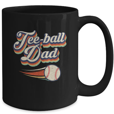 Retro Teeball Dad Funny Vintage Teeball Dad Father's Day Mug Coffee Mug | Teecentury.com