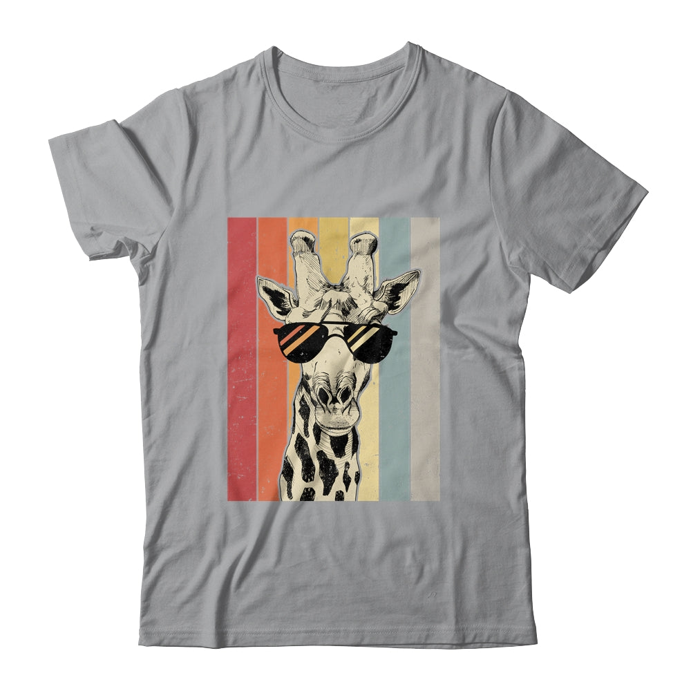 Retro Vintage Giraffe Sunglasses Funny Animal Lover Shirt & Hoodie | teecentury