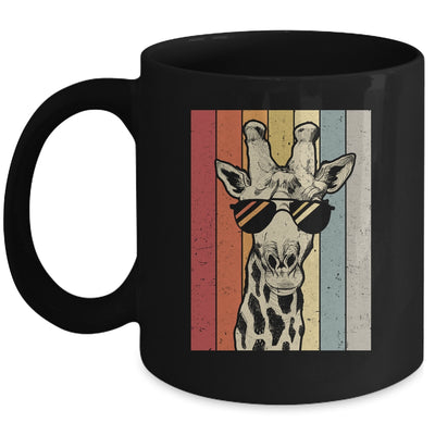 Retro Vintage Giraffe Sunglasses Funny Animal Lover Mug | teecentury