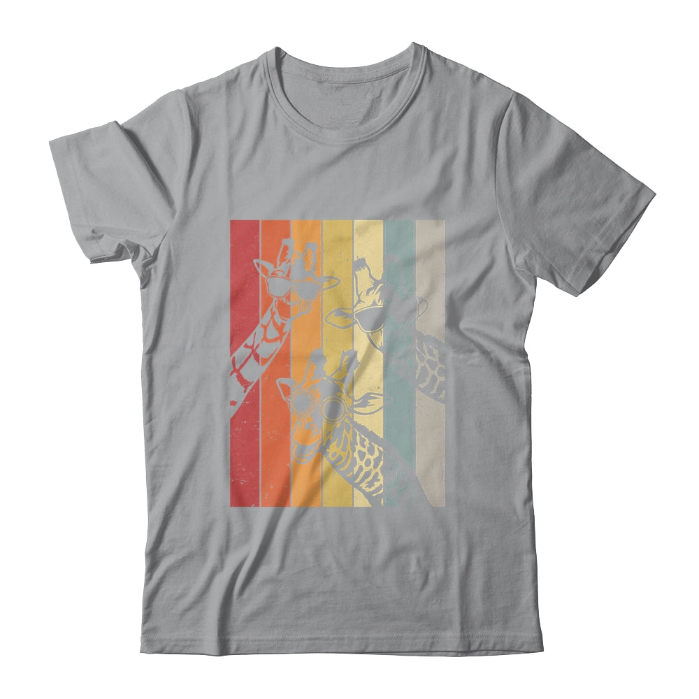 Retro Vintage Giraffe Sunglasses Lover Funny Animal Shirt & Hoodie | teecentury