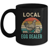 Retro Vintage Local Egg Dealer Farmer Chicken Egg Lover Mug | teecentury