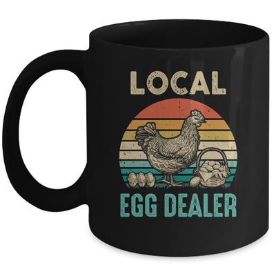 Retro Vintage Local Egg Dealer Farmer Chicken Egg Lover Mug | teecentury
