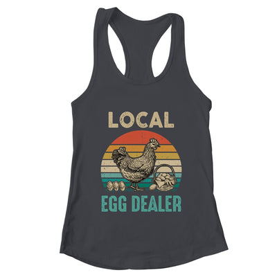 Retro Vintage Local Egg Dealer Farmer Chicken Egg Lover Shirt & Tank Top | teecentury