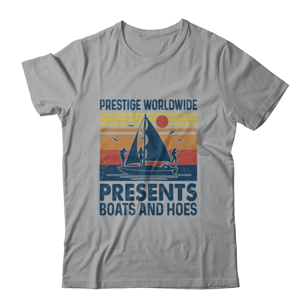 Retro Vintage Prestige Worldwide Boats And Hoes T-Shirt & Tank Top | Teecentury.com