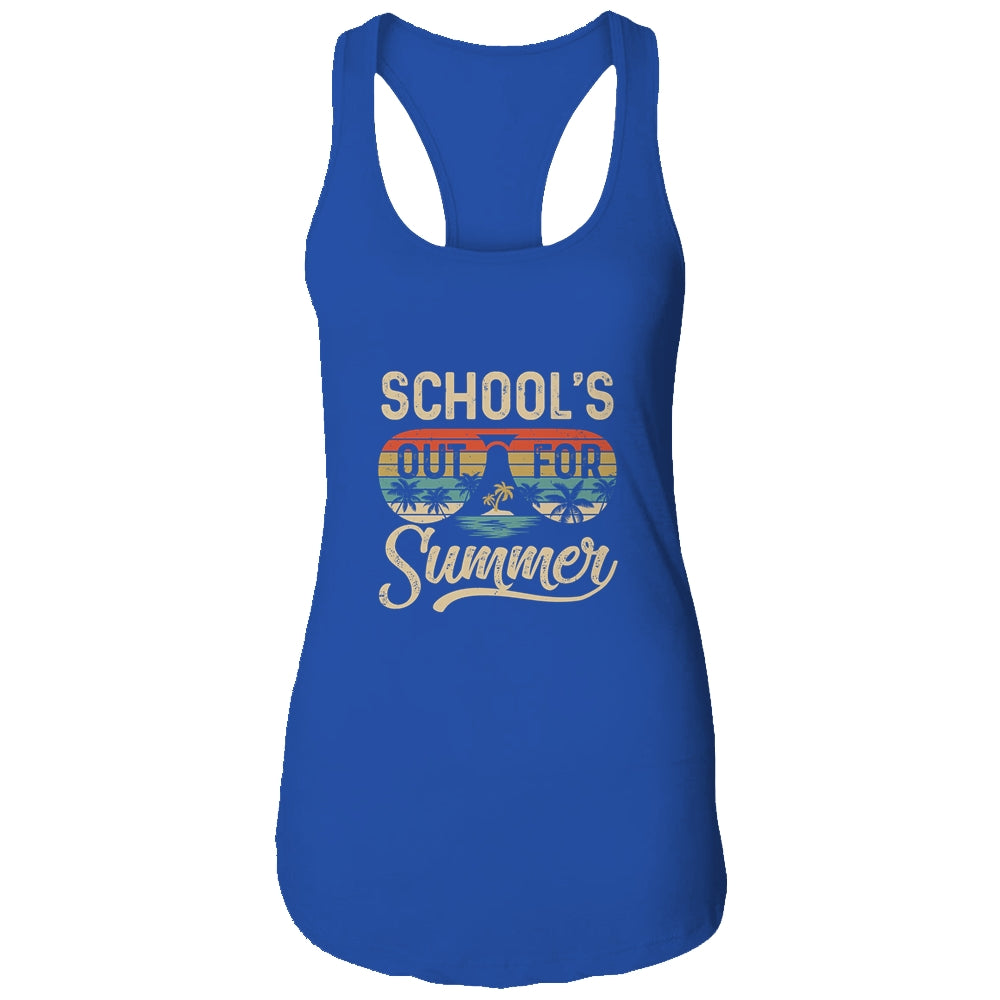 Retro Vintage Style Summer Dress School's Out For Summer T-Shirt & Tank Top | Teecentury.com