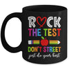Rock The Test Dont Stress Just Do Your Best Testing Funny Mug | teecentury