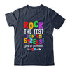 Rock The Test Teacher Test Day Testing Day Teacher Funny Shirt & Hoodie | teecentury