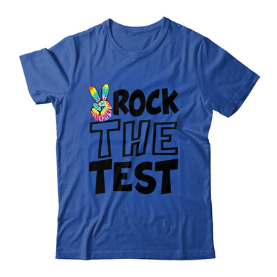 Rock The Test Teacher Test Day Testing Day Tie Dye Teacher Shirt & Hoodie | teecentury