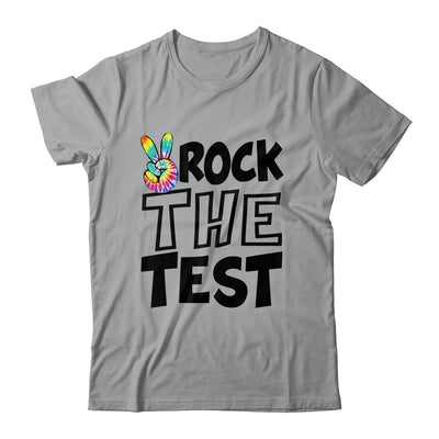 Rock The Test Teacher Test Day Testing Day Tie Dye Teacher Shirt & Hoodie | teecentury