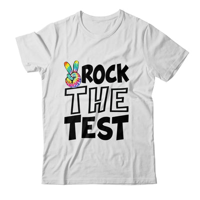 Rock The Test Teacher Test Day Testing Day Tie Dye Teacher Shirt & Hoodie | teecentury