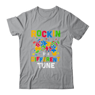 Rocking To A Different Tune Autism Awareness Gamer Kids T-Shirt & Hoodie | Teecentury.com