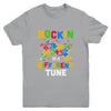 Rocking To A Different Tune Autism Awareness Gamer Kids Youth Youth Shirt | Teecentury.com