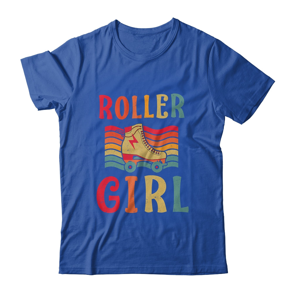 Roller Girl Skater Skating Retro Vintage 70s 80s Skates T-Shirt & Tank Top | Teecentury.com