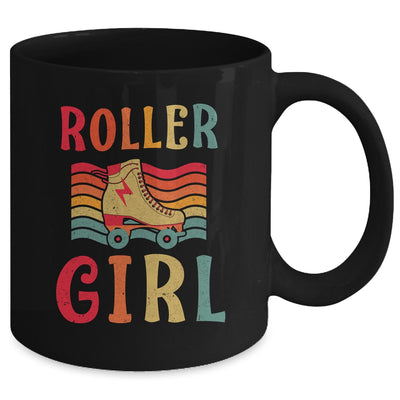 Roller Girl Skater Skating Retro Vintage 70s 80s Skates Mug Coffee Mug | Teecentury.com