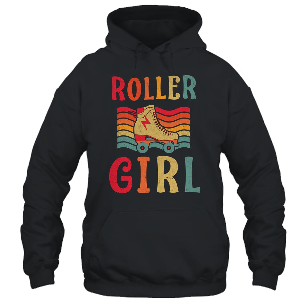 Roller Girl Skater Skating Retro Vintage 70s 80s Skates T-Shirt & Tank Top | Teecentury.com