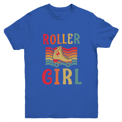 Roller Girl Skater Skating Retro Vintage 70s 80s Skates Youth Youth Shirt | Teecentury.com