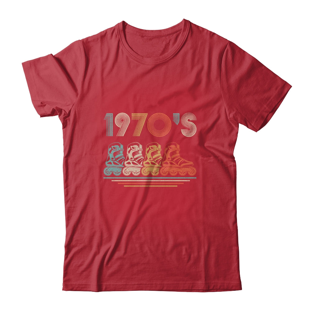 Roller Skate Skating 70s Retro Vintage T-Shirt & Tank Top | Teecentury.com