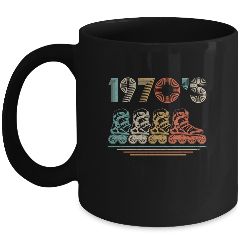 Roller Skate Skating 70s Retro Vintage Mug Coffee Mug | Teecentury.com