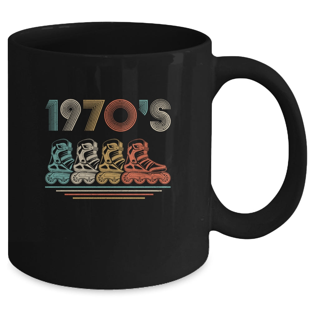 Roller Skate Skating 70s Retro Vintage Mug Coffee Mug | Teecentury.com