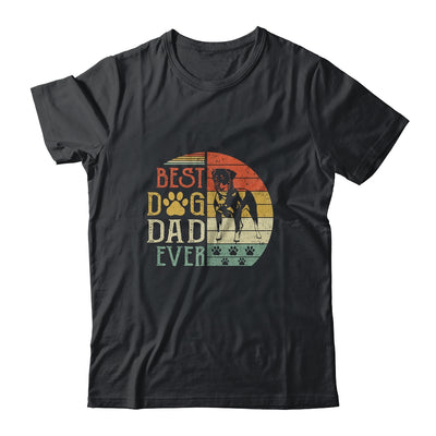 Rottweiler Best Dog Dad Ever Vintage Father's Day Retro T-Shirt & Hoodie | Teecentury.com