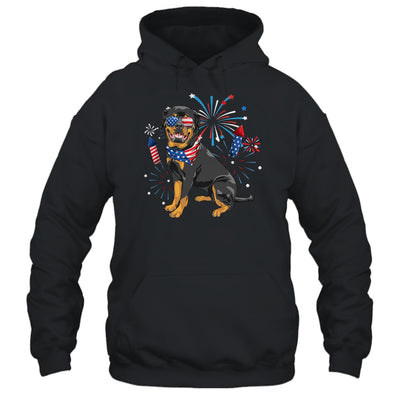 Rottweiler Dog American USA Flag 4th of July Men women Lover Shirt & Tank Top | teecentury