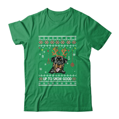 Rottweiler Dog Reindeer Ugly Christmas Xmas T-Shirt & Sweatshirt | Teecentury.com