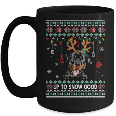 Rottweiler Dog Reindeer Ugly Christmas Xmas Mug Coffee Mug | Teecentury.com