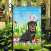 Rottweiler Happy Easter Day Holiday Flag Funny Dog Dog Wear Bunny Ears Headband Cute for Home Decor | teecentury