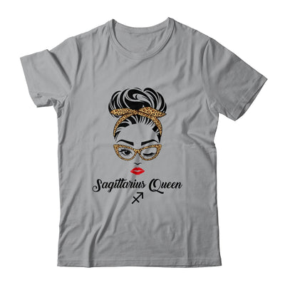 Sagittarius Queen Woman Leopard Lips Eyes Lady Birthday Gifts T-Shirt & Tank Top | Teecentury.com